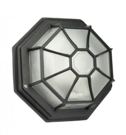 Rustikale Deckenlampe außen IP43 Aluminium Glas