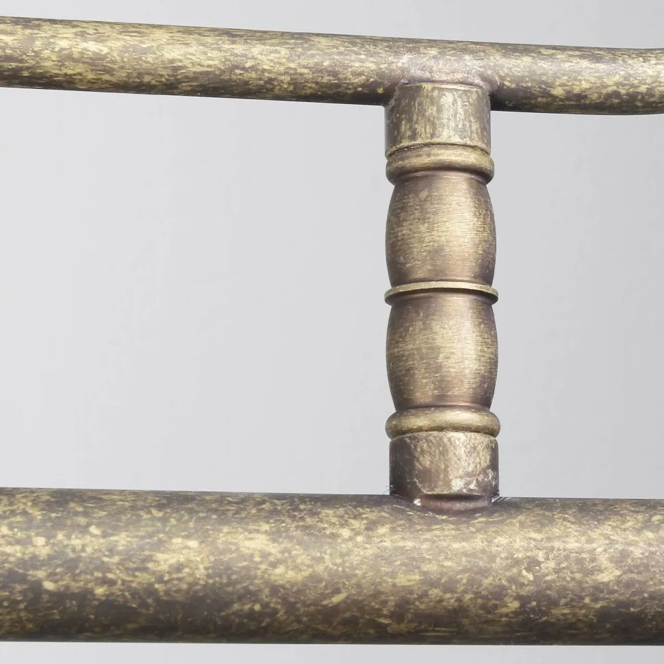 Rustikale Hängeleuchte Country Bronze Antik