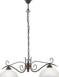 Rustikale Hängeleuchte Country 2-flmg