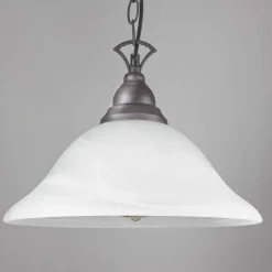 Rustikale Pendelleuchte Country rostfarbig