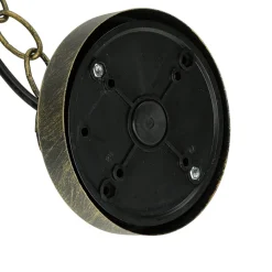 Rustikale Pendelleuchte Gold Antik für Außen WIEN