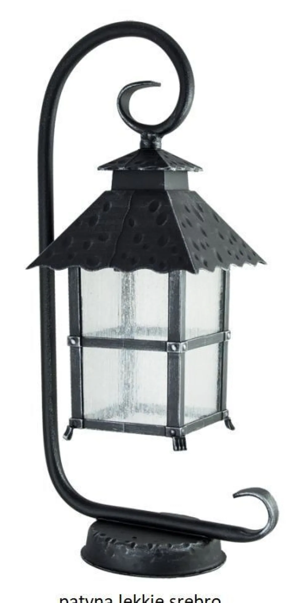 Rustikale Sockelleuchte MONTREAL Schwarz 53cm E27