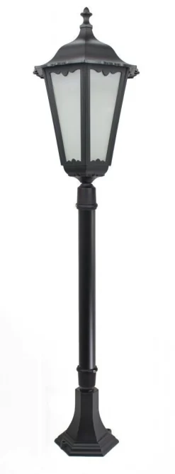 Rustikale Stehleuchte außen 120cm blendarm IP43