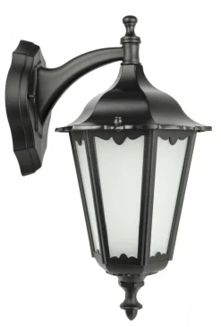 Rustikale Wandlampe außen IP43 Aluminium Glas