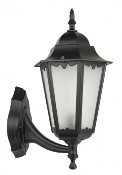 Rustikale Wandlaterne außen H:45cm IP43 Aluminium