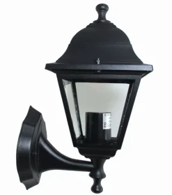 Rustikale Wandleuchte Außen Schwarz E27 IP44 Garten Haus