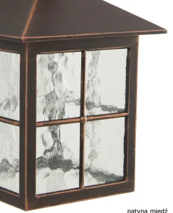 Rustikale Wegeleuchte Schwarz 180-280cm IP43 E27