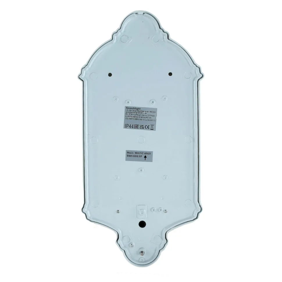 Schiffslampe Außenleuchte Wand Laterne flach weiß