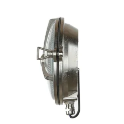 Schiffslampe Messing Riffelglas IP64 rostfrei rund