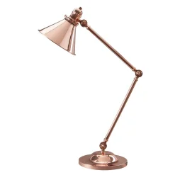 Schreibtischlampe ISMENE Kupfer 66cm Tisch Leuchte