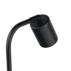 Schreibtischlampe Metall 40 cm klein Schwarz verstellbar