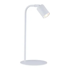 Schreibtischlampe Weiß verstellbar Modern Metall 40 cm
