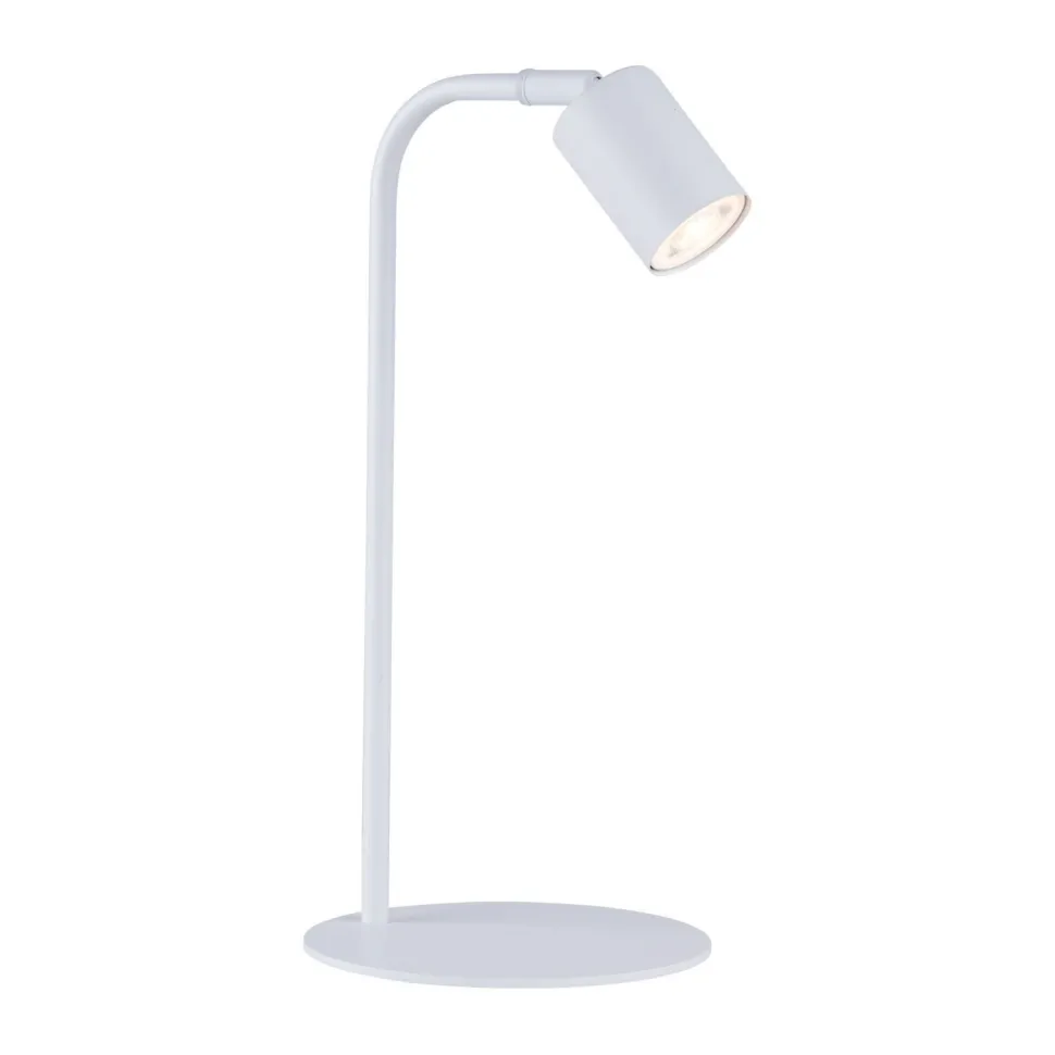 Schreibtischlampe Weiß verstellbar Modern Metall 40 cm