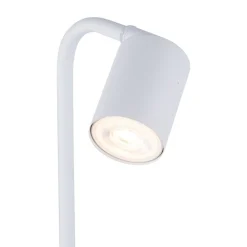 Schreibtischlampe Weiß verstellbar Modern Metall 40 cm