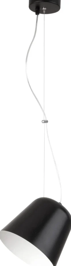 Schwarz Weiße Hängelampe mit einstellbarem Pendel