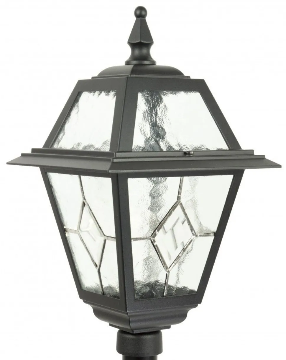 Schwarze Außenlampe MERKSEM 80cm IP43 Aluminium