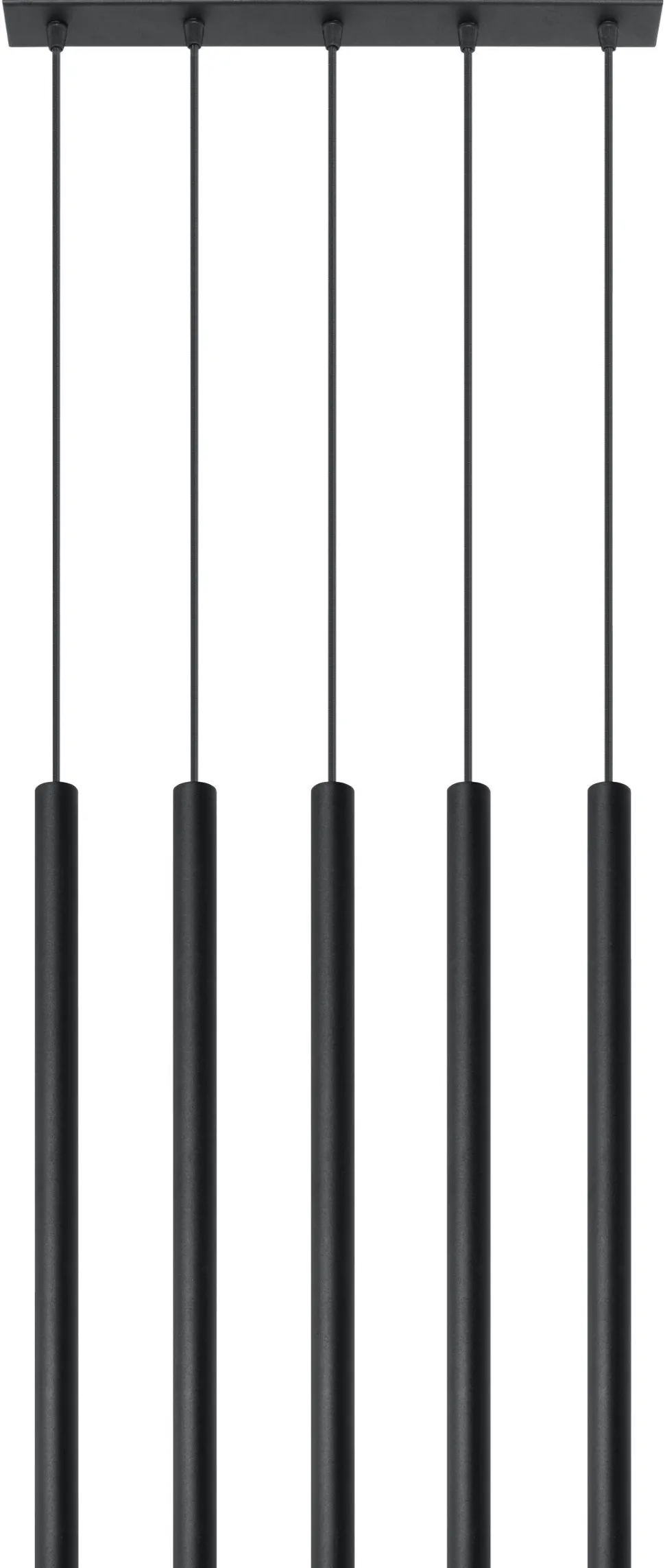 Schwarze Hängelampe Metall 3-flammig G9 PETERA Esstisch