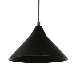 Schwarze Hängeleuchte mit Stecker flexible Montage