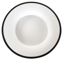 Schwarze LED Deckenlampe Metall Kunststoff 40 W 2700 K