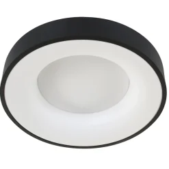 Schwarze LED Deckenlampe Metall Kunststoff 40 W 2700 K