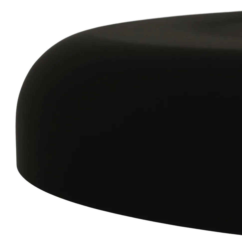 Schwarze Pendelleuchte Metall L:50 cm rund E27 Modern