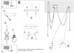 Schwarze Pendelleuchte Retro 3-flammig max. 3 m flexibel