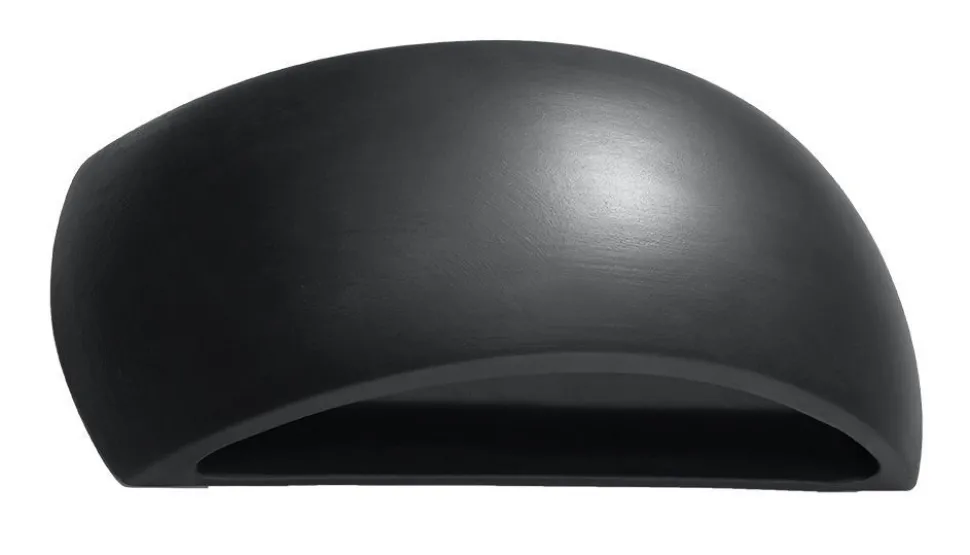 Schwarze Wandleuchte Keramik Modern Up Down indirekt