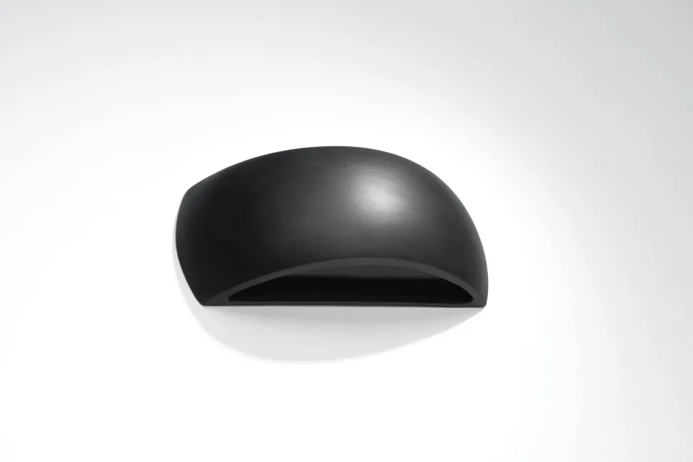 Schwarze Wandleuchte Keramik Modern Up Down indirekt