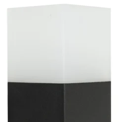 Schwarze Wegeleuchte außen 33cm klein blendarm