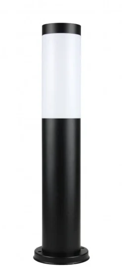 Schwarze Wegeleuchte 45cm IP44 Außen E27