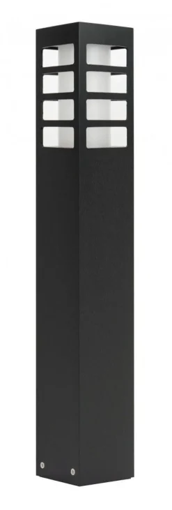 Schwarze Wegeleuchte 50cm wetterfest IP54 E27