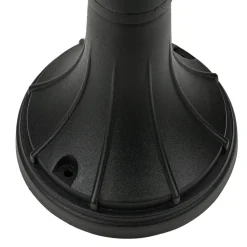 Schwarze Wegeleuchte wetterfest H:109cm LEADWORTH