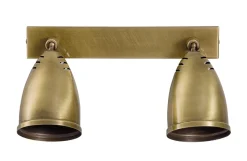 Schwenkbare Landhaus Wandleuchte Bronze Hell