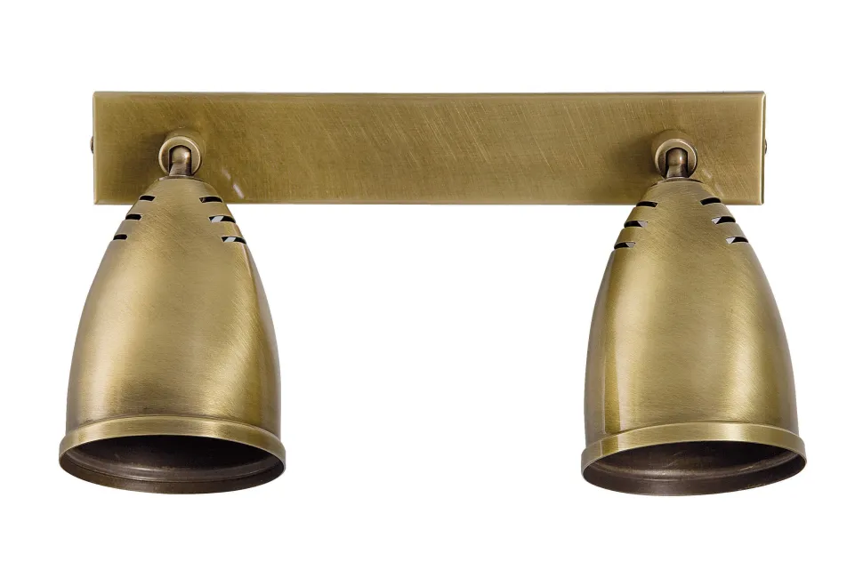 Schwenkbare Landhaus Wandleuchte Bronze Hell