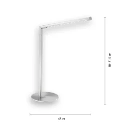 Schwenkbare LED Schreibtischleuchte Metall 5 W dimmbar