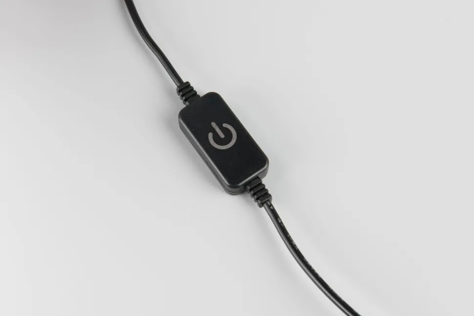 Schwenkbare LED Tischleuchte dimmbar Metall Schwarz 7 W