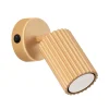 Schwenkbare Leselampe Wand GU10 B: 8 cm klein in Gold aus Alu