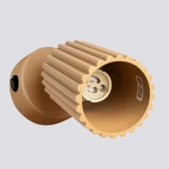 Schwenkbare Leselampe Wand GU10 B: 8 cm klein in Gold aus Alu