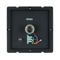 Sockelleuchte Aluminium E27 IP65 25,5 cm Graphit eckig