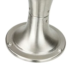 Sockelleuchte außen 25 cm E27 IP64 Messing Glas