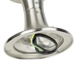 Sockelleuchte außen 25 cm E27 IP64 Messing Glas