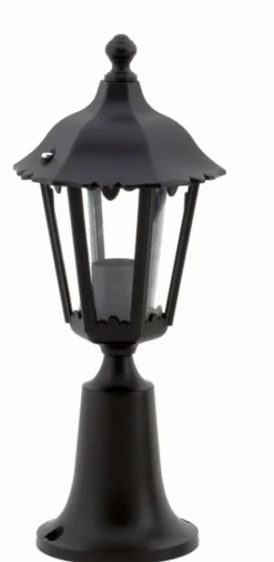 Sockelleuchte außen E27 Schwarz 40 cm IP43