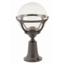 Sockelleuchte Außen Kugel Schirm IP44 37cm Vintage E27