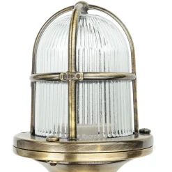 Sockelleuchte außen Messing H:25cm Terrasse Weg