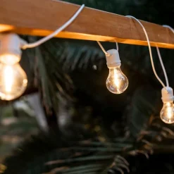 Solar Lichterkette außen LED 2700K warmweiß IP44 5m lang