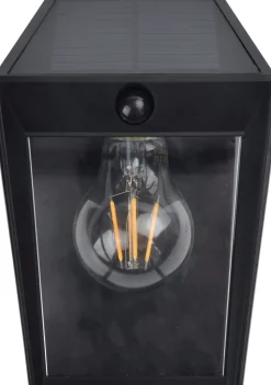 Solar Wandlampe mit Bewegungssensor E27 IP44 H:20,5 cm