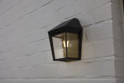 Solar Wandlampe mit Bewegungssensor E27 IP44 H:20,5 cm