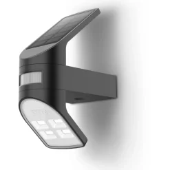 Solarlampe Bewegungsmelder LED 4000 K Garten Haus