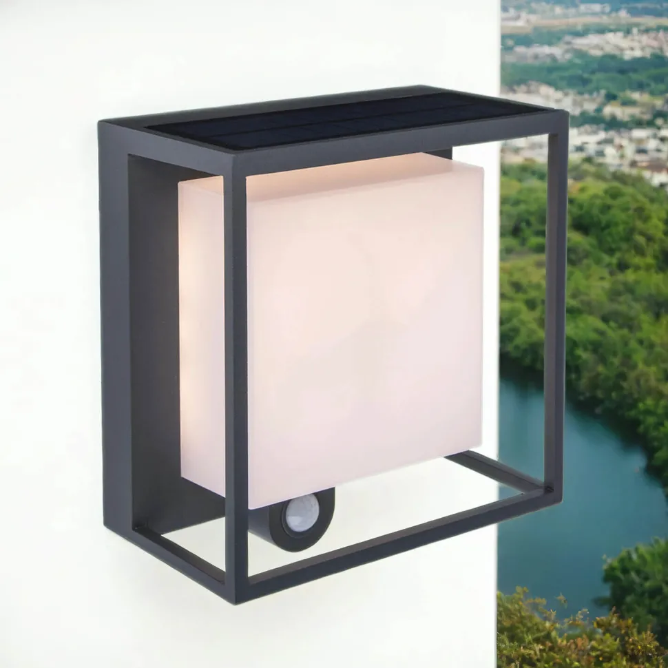 Solarleuchte Wand Bewegungsmelder LED außen Garten