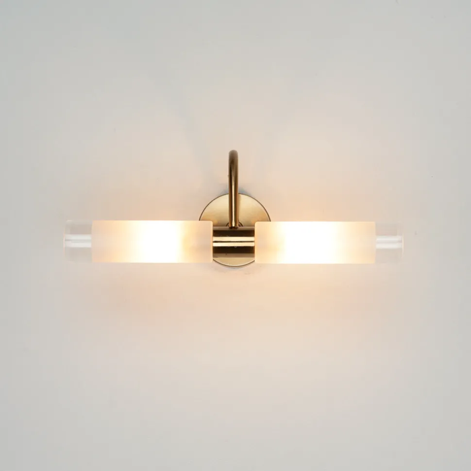 Spiegelleuchte Bad in Messing CONNERS